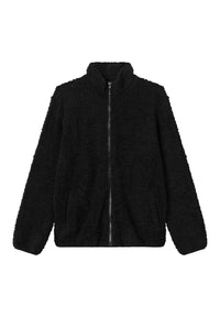 Givn Berlin Teddyfell-Cardigan EMILIO  aus Bio-Baumwolle Jacket Black