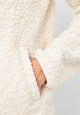 Givn Berlin Teddyfell-Cardigan EMILIO  aus Bio-Baumwolle Jacket Off White