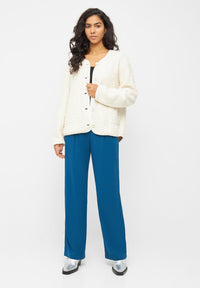 Givn Berlin Teddyfell-Cardigan LINN aus Bio-Baumwolle Jacket Off White