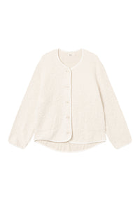 Givn Berlin Teddyfell-Cardigan LINN aus Bio-Baumwolle Jacket Off White