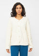 Givn Berlin Teddyfell-Cardigan LINN aus Bio-Baumwolle Jacket Off White