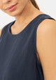 Givn Berlin Top GBDOROTHY aus Leinen mit asymmetrischer Rückenpartie Top Midnight Blue (Linen)