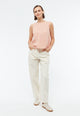 Givn Berlin Top GBDOROTHY aus Leinen mit asymmetrischer Rückenpartie Top Light Apricot (Linen)