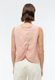 Givn Berlin Top GBDOROTHY aus Leinen mit asymmetrischer Rückenpartie Top Light Apricot (Linen)