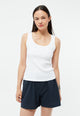 Givn Berlin Top GBILMA aus Bio-Baumwoll Jersey Top White (Rib)