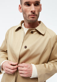 Givn Berlin Trenchcoat GBMIKA aus Bio-Baumwolle Jacket Beige