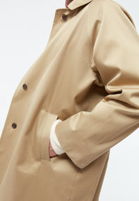 Givn Berlin Trenchcoat GBMIKA aus Bio-Baumwolle Jacket Beige