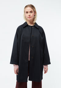 Givn Berlin Trenchcoat GBMIKA aus Bio-Baumwolle Jacket Dark Blue