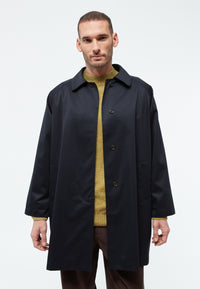 Givn Berlin Trenchcoat GBMIKA aus Bio-Baumwolle Jacket Dark Blue