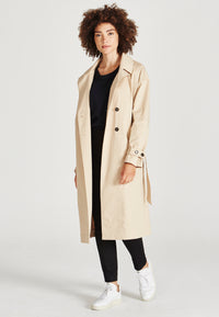 Givn Berlin Trenchcoat RACHEL aus Bio-Baumwolle Jacket Beige