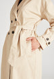 Givn Berlin Trenchcoat RACHEL aus Bio-Baumwolle Jacket Beige