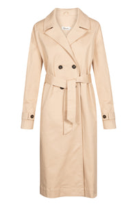 Givn Berlin Trenchcoat RACHEL aus Bio-Baumwolle Jacket Beige
