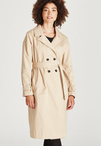 Givn Berlin Trenchcoat RACHEL aus Bio-Baumwolle Jacket Beige