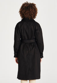 Givn Berlin Trenchcoat RACHEL aus Bio-Baumwolle Jacket Black