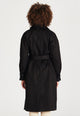 Givn Berlin Trenchcoat RACHEL aus Bio-Baumwolle Jacket Black