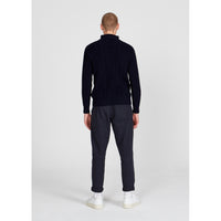 Givn Berlin Troyer-Strickpullover FINN aus Bio-Baumwolle Sweater Midnight Blue