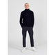 Givn Berlin Troyer-Strickpullover FINN aus Bio-Baumwolle Sweater Midnight Blue