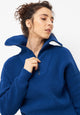 Givn Berlin Troyer-Strickpullover LUZ aus Bio-Baumwolle Sweater Deep Blue