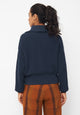 Givn Berlin Troyer-Strickpullover LUZ aus Bio-Baumwolle Sweater Midnight Blue