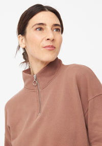 Givn Berlin Troyer-Sweater DAKOTA aus Bio-Baumwolle Sweater Truffle Beige