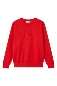 Givn Berlin Unisex-Sweater JOY aus Bio-Baumwolle Sweater Lava Red