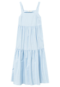 Givn Berlin Volantkleid GBFABIENNE aus Bio-Baumwolle Dress Ice Blue