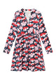 Givn Berlin Volantkleid GBMARIANNA aus LENZING™ ECOVERO™ Dress Red / Pink (Flowers)