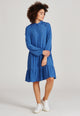 Givn Berlin Volantkleid LENDRA aus LENZING™ ECOVERO™ Dress Sky Blue