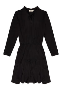 Givn Berlin Volantkleid MILA aus TENCEL™ Lyocell Dress Black (Tencel)