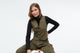 Givn Berlin Weste GBALIDA mit Teilungsnähten aus TENCEL™ Vest Khaki