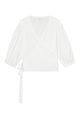 Givn Berlin Wickelbluse GBNATASHA aus LENZING™ ECOVERO™ Blouse White