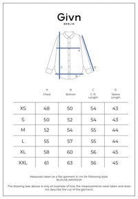 Givn Berlin Wickelbluse GBNATASHA aus LENZING™ ECOVERO™ Blouse White