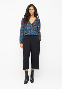 Givn Berlin Wickelbluse LUNA aus LENZING™ ECOVERO™ Blouse Moroccan / Lime (Leo)