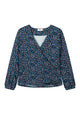 Givn Berlin Wickelbluse LUNA aus LENZING™ ECOVERO™ Blouse Moroccan / Lime (Leo)