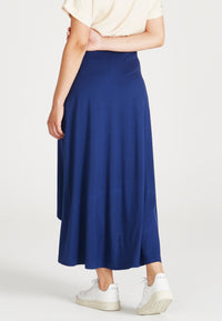 Wickelrock ANTONIA aus TENCEL™ Lyocell - Navy Blue (Tencel)