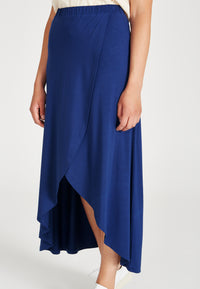 Wickelrock ANTONIA aus TENCEL™ Lyocell - Navy Blue (Tencel)