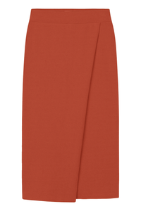 Givn Berlin Wickelrock ROMIA aus recycelter Baumwolle Skirt Copper
