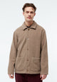 Givn Berlin Wolljacke GBVINCENT aus recyceltem Wollgemisch Jacket Dark Beige