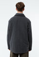 Givn Berlin Wolljacke GBVINCENT aus recyceltem Wollgemisch Jacket Mid Grey