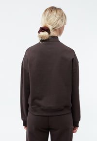 Givn Berlin Zip Sweater GBMAGDA aus Bio-Baumwolle Sweater Coffee Brown