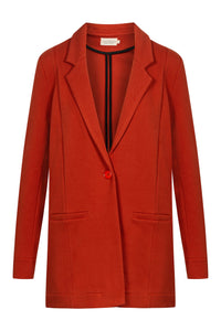 Second Hand Blazer NICOLE aus Bio-Baumwolle - Red Clay (Structure) - S