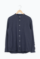 Second Hand Flanellhemd WES aus Bio-Baumwolle - Midnight Blue - XL