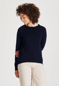 Second Hand Strickpullover ERICA aus Bio-Baumwolle - Blue - M