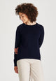 Second Hand Strickpullover ERICA aus Bio-Baumwolle - Blue - M