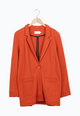 Second Hand Blazer NICOLE aus Bio-Baumwolle - Red Clay (Structure) - S