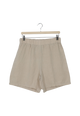 Second Hand Shorts GBCLEO aus Leinen mit elastischem Bund - Beige (Linen) - S