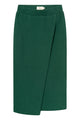 Second Hand Wickelrock ROMIA aus recycelter Baumwolle - Cedar Green - S