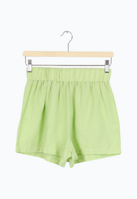 Second Hand Shorts CLEO aus Leinen - Matcha Green (Linen) - S