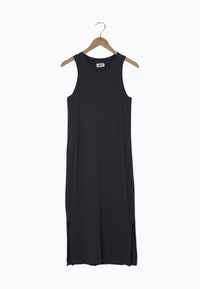 Second Hand Jersey-Kleid  SOFIA aus TENCEL™ Lyocell - Shadow Grey (Tencel) - N/A - S