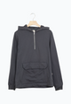 Second Hand Hoodie MARTEN aus Bio-Baumwolle - Shadow Grey - S